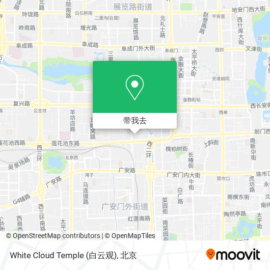 White Cloud Temple (白云观)地图