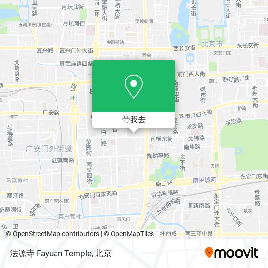法源寺 Fayuan Temple地图