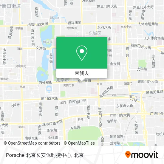 Porsche 北京长安保时捷中心地图