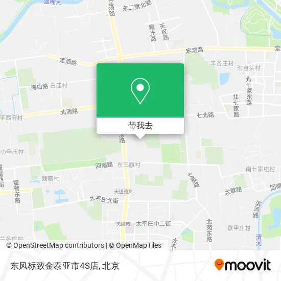 东风标致金泰亚市4S店地图