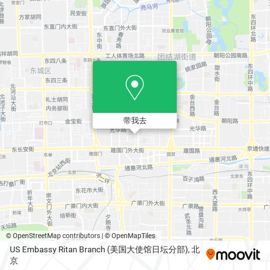 US Embassy Ritan Branch (美国大使馆日坛分部)地图