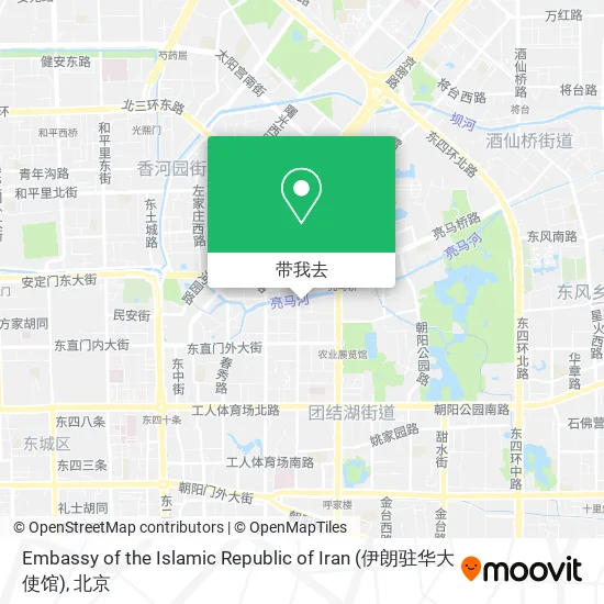 Embassy of the Islamic Republic of Iran (伊朗驻华大使馆)地图