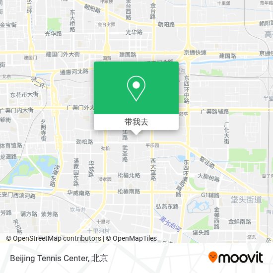 Beijing Tennis Center地图