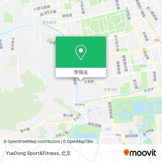 YueDong Sport&Fitness地图