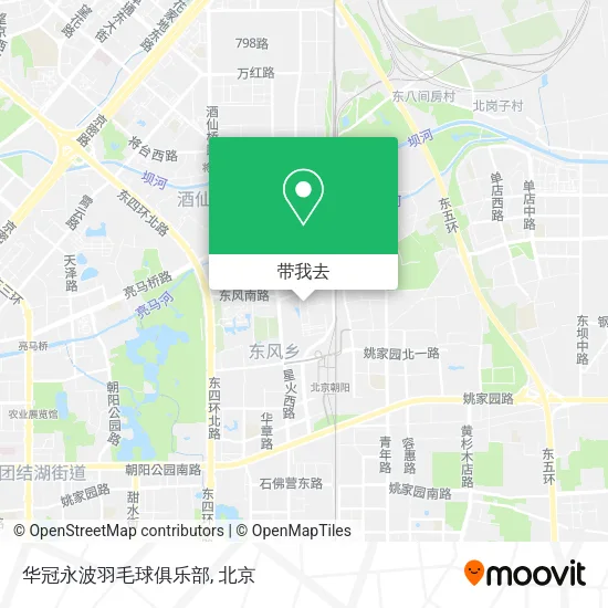 华冠永波羽毛球俱乐部地图