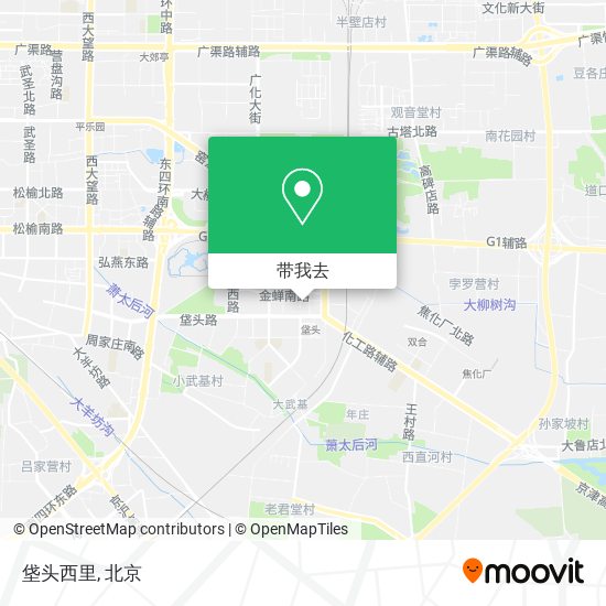 垡头西里地图