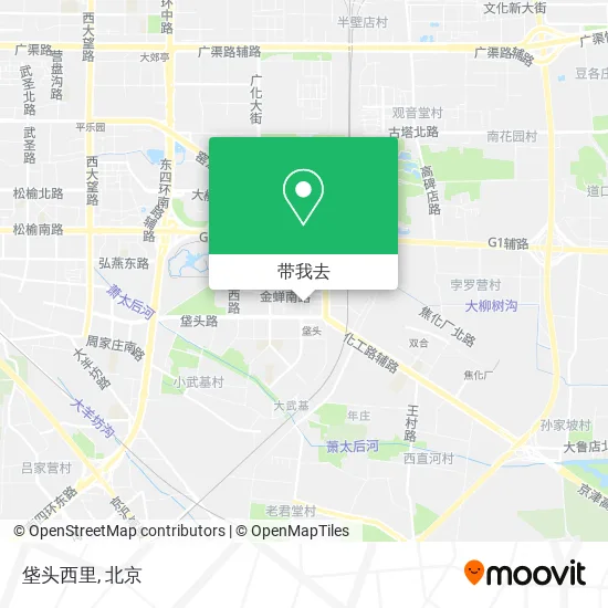 垡头西里地图