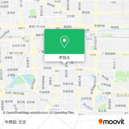 华腾园地图