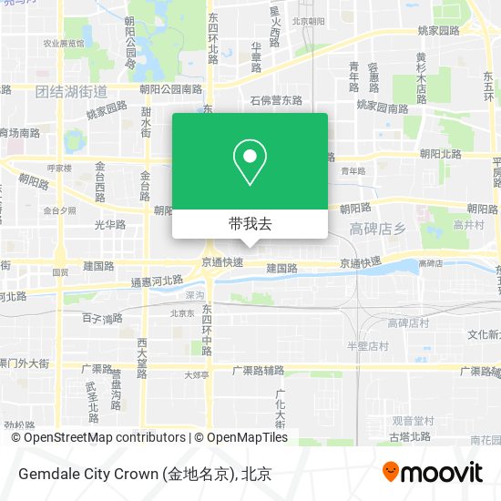 Gemdale City Crown (金地名京)地图