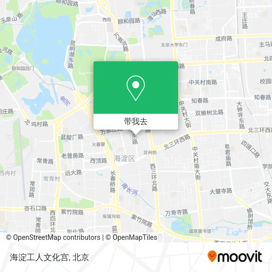 海淀工人文化宫地图