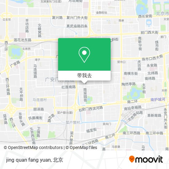 jing quan fang yuan地图
