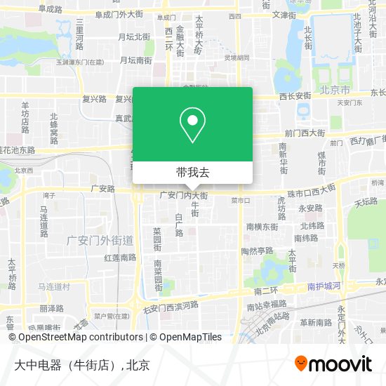 大中电器（牛街店）地图