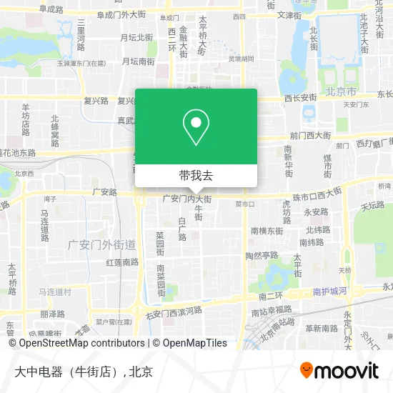 大中电器（牛街店）地图