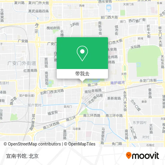 宣南书馆地图