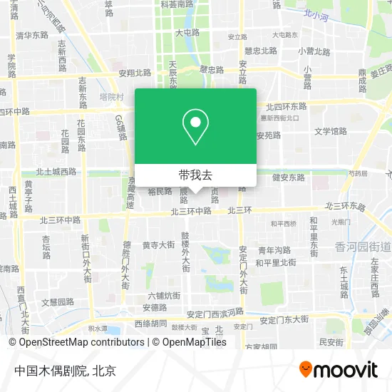 中国木偶剧院地图