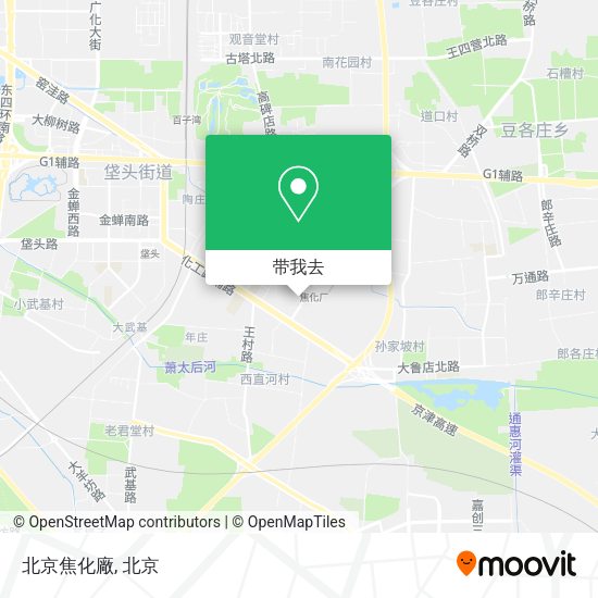北京焦化廠地图