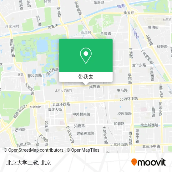 北京大学二教地图