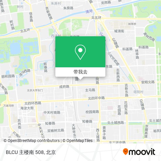 BLCU 主楼南 508地图