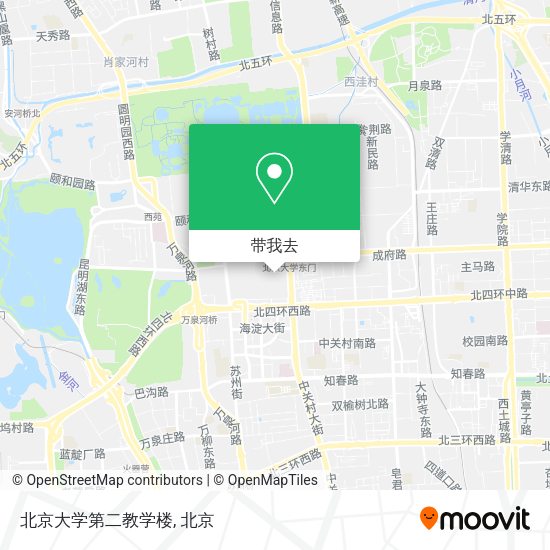 北京大学第二教学楼地图