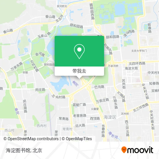 海淀图书馆地图