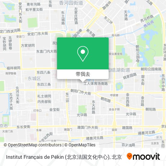 Institut Français de Pékin (北京法国文化中心)地图