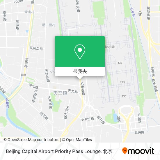 Beijing Capital Airport Priority Pass Lounge地图