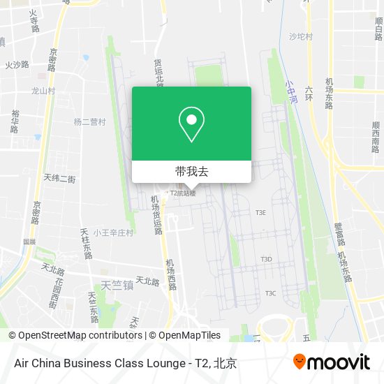 Air China Business Class Lounge - T2地图