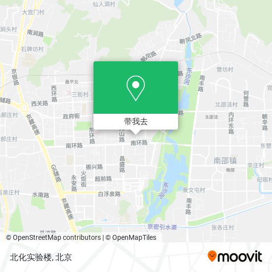 北化实验楼地图