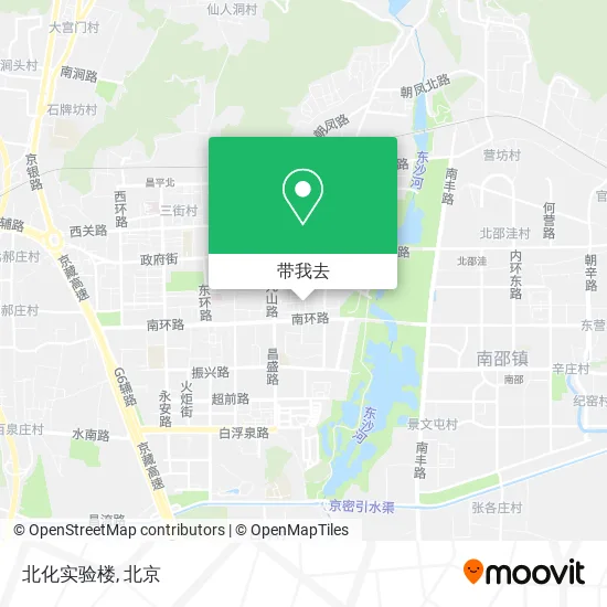 北化实验楼地图