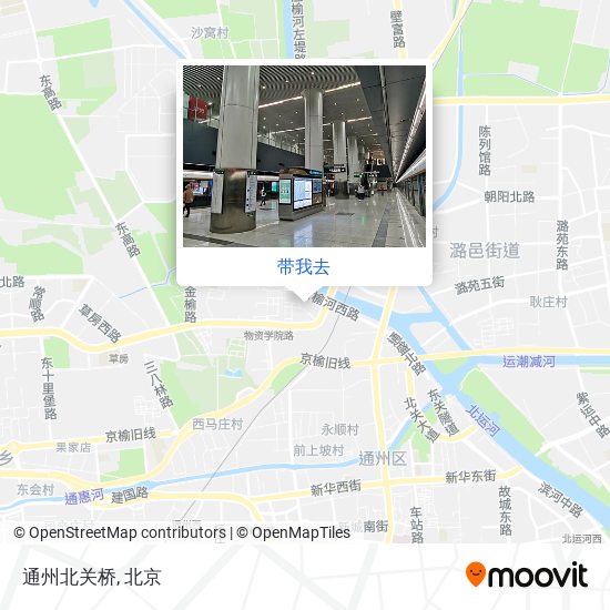 通州北关桥地图