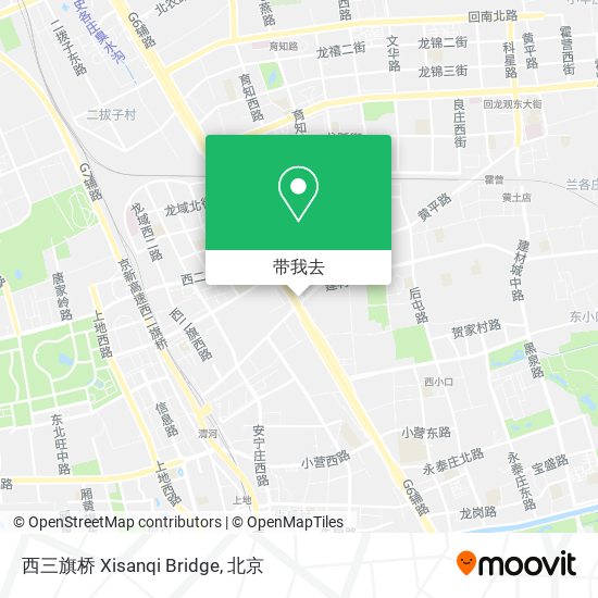 西三旗桥 Xisanqi Bridge地图