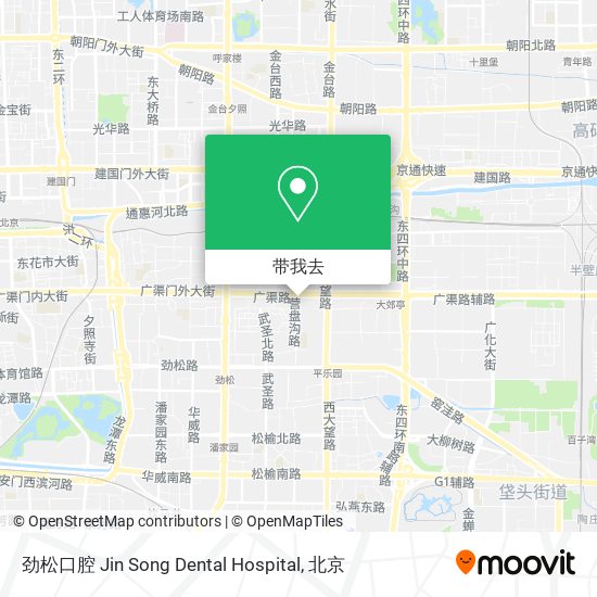 劲松口腔 Jin Song Dental Hospital地图
