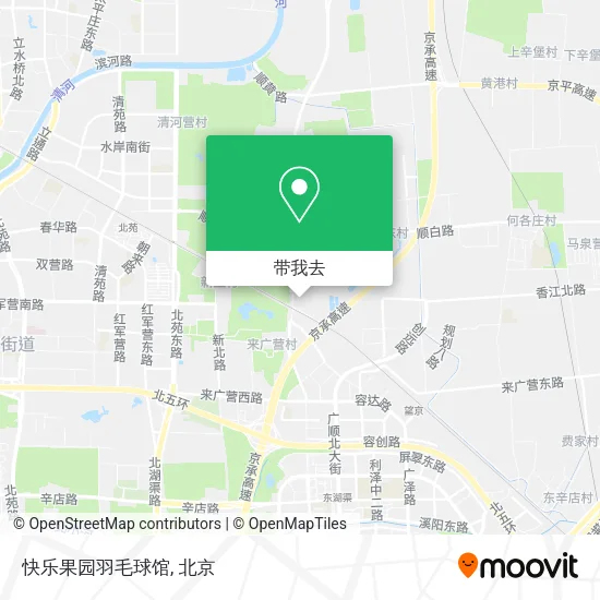 快乐果园羽毛球馆地图