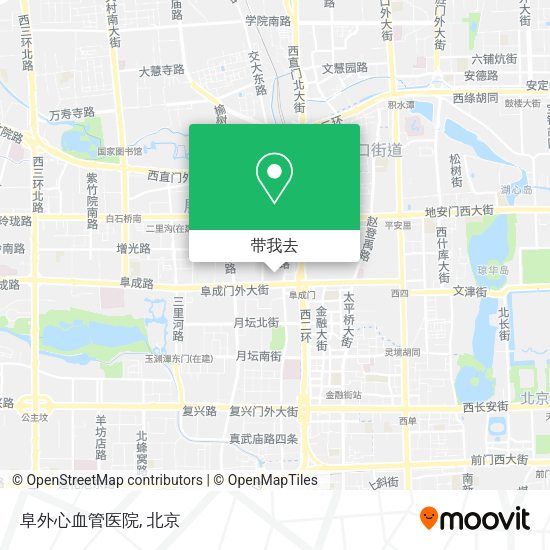阜外心血管医院地图