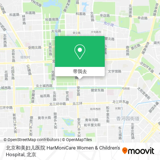 北京和美妇儿医院 HarMoniCare Women & Children's Hospital地图