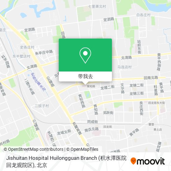 Jishuitan Hospital Huilongguan Branch (积水潭医院回龙观院区)地图
