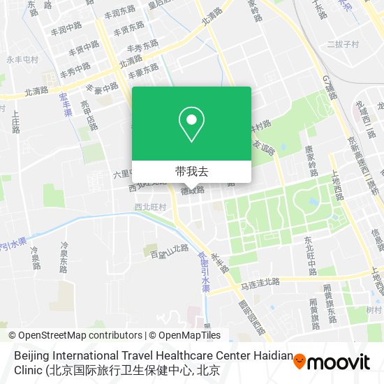 Beijing International Travel Healthcare Center Haidian Clinic地图