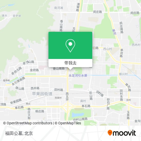 福田公墓地图
