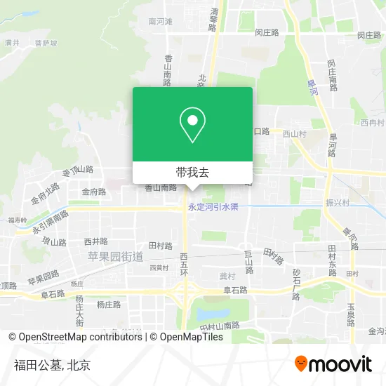 福田公墓地图