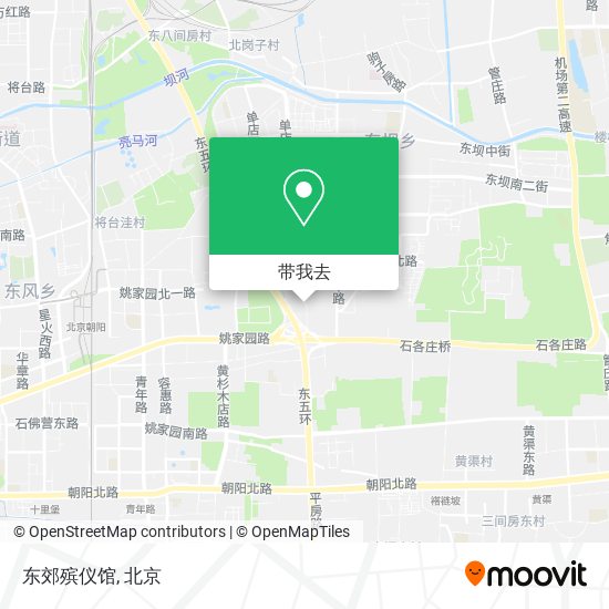 东郊殡仪馆地图