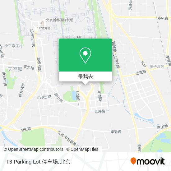 T3 Parking Lot 停车场地图