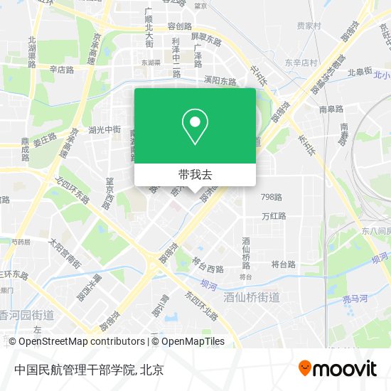 中国民航管理干部学院地图