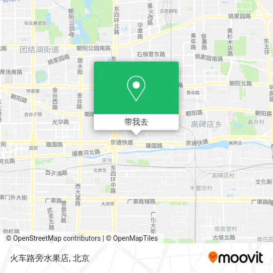 火车路旁水果店地图