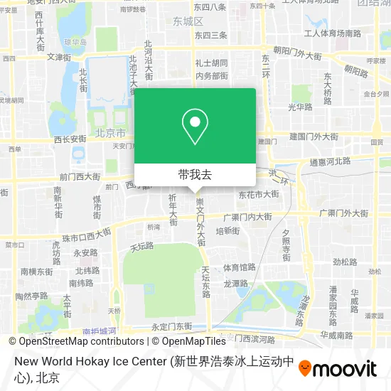 New World Hokay Ice Center (新世界浩泰冰上运动中心)地图