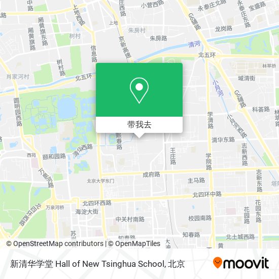 新清华学堂 Hall of New Tsinghua School地图