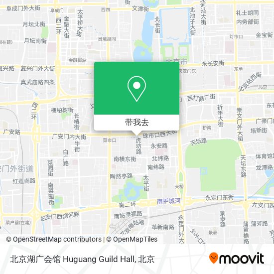 北京湖广会馆 Huguang Guild Hall地图