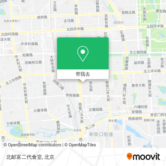 北邮富二代食堂地图