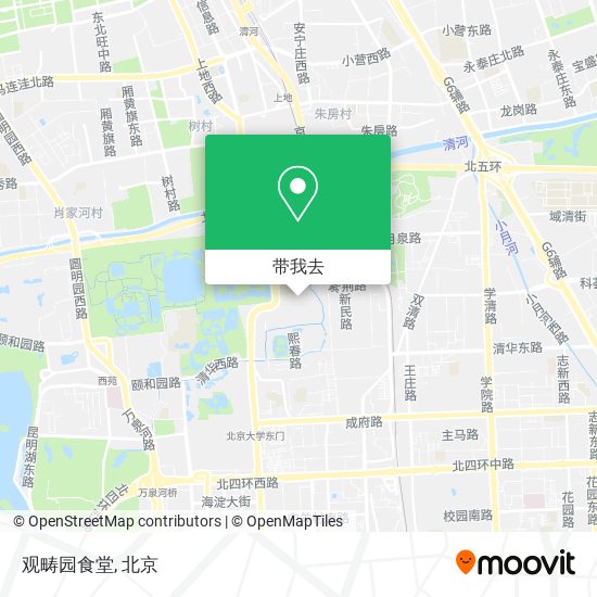 观畴园食堂地图