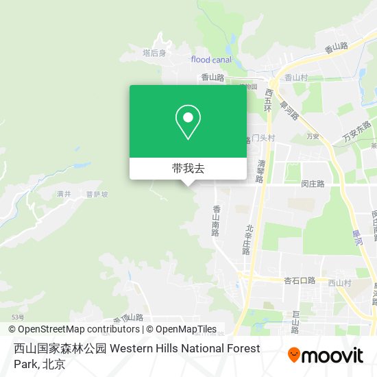 西山国家森林公园 Western Hills National Forest Park地图