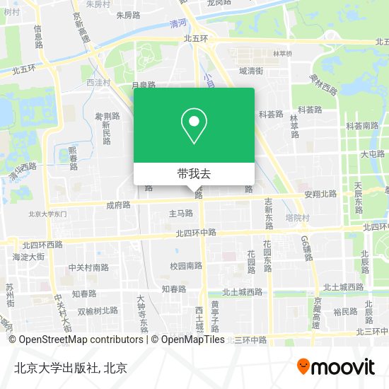 北京大学出版社地图
